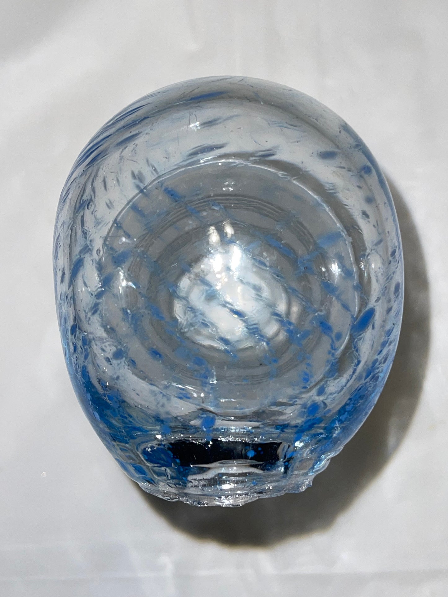 BLUE CLEAR ORNAMENT