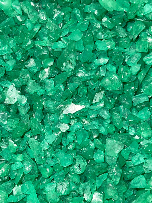 Green Classic 1/4 in. Glass Chips