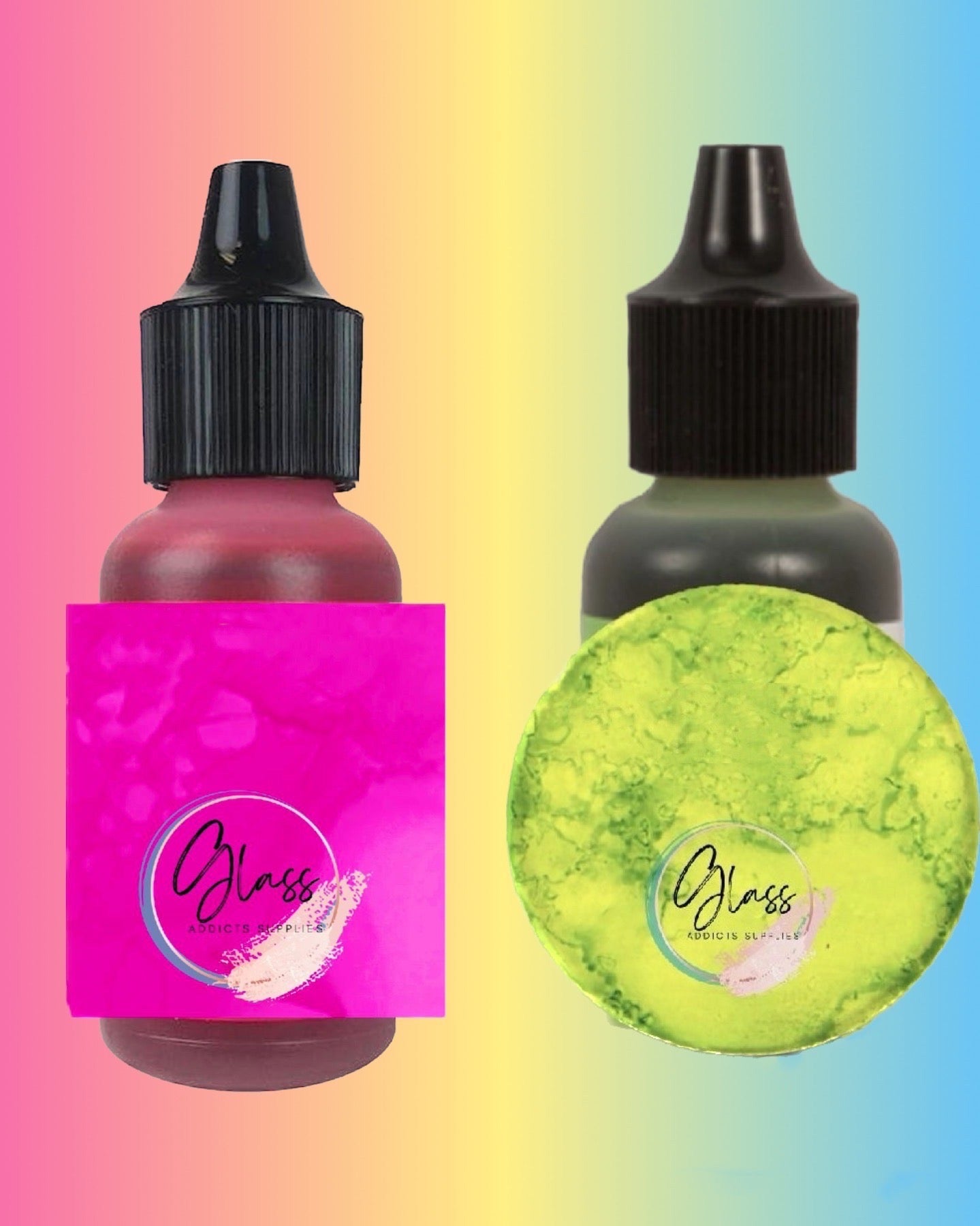 Limeade-Rita & Flamingo-Rita’s - 2 pack of Alcohol Ink