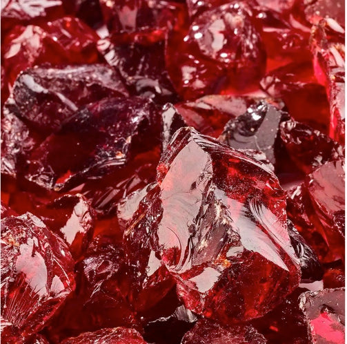 Classic Red Crushed Glass (1/2" - 1")