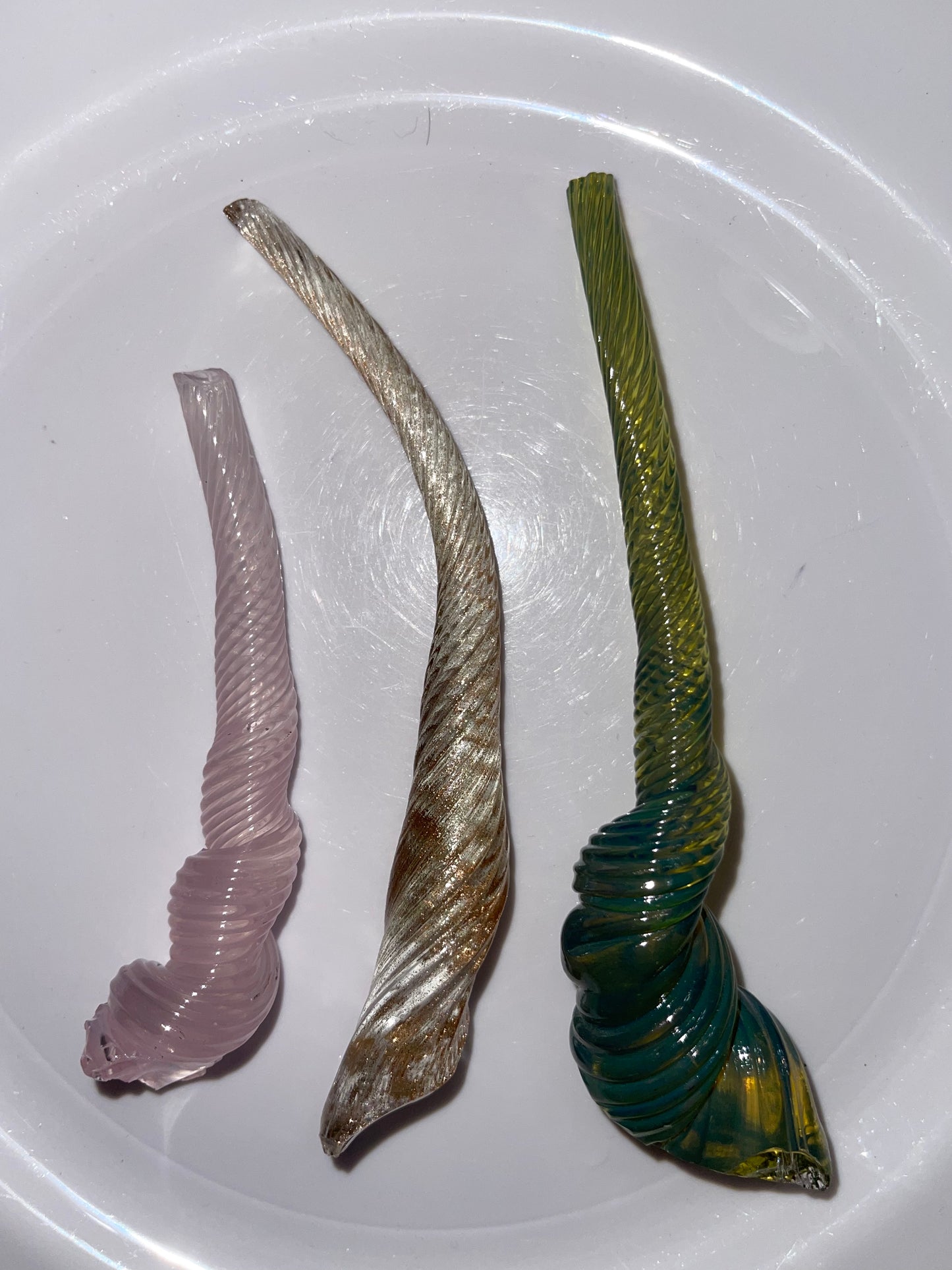 Glass art supplies blown glass stems