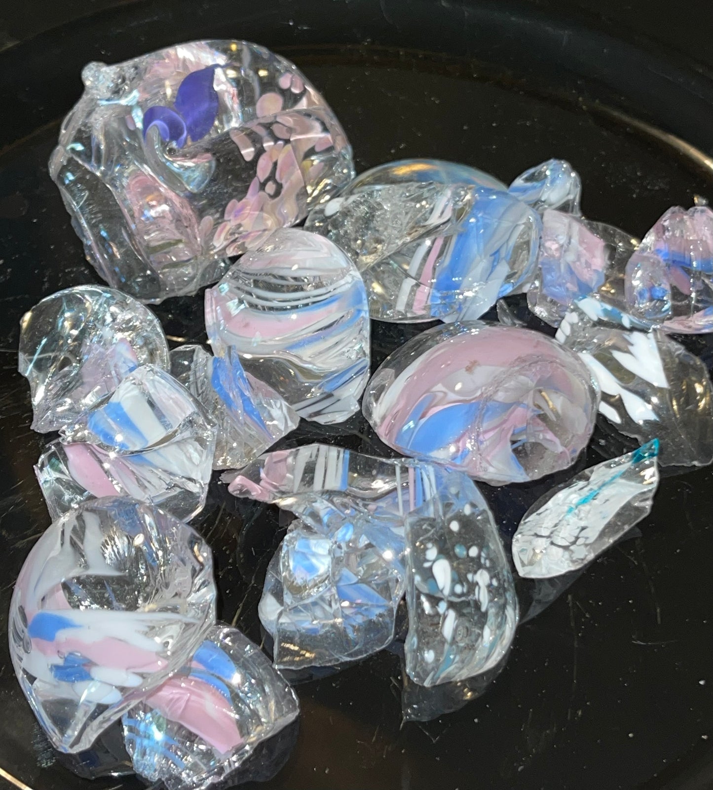 SOLD - Blue/Pink/White/Clear BGE