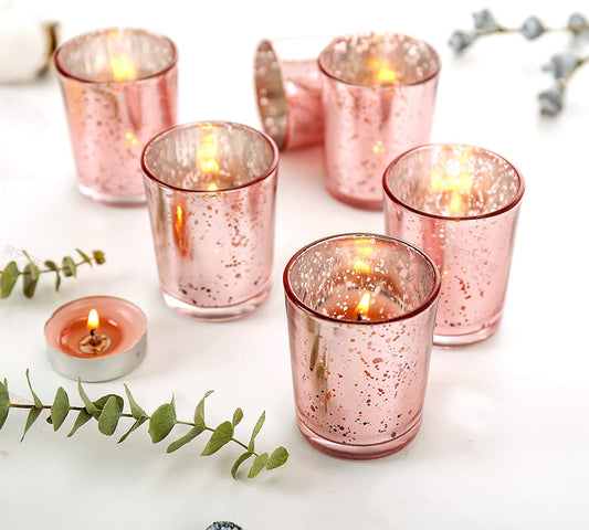Rose Gold Votives